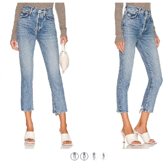 AGOLDE Riley High Rise Straight Crop - Picture 2 of 7